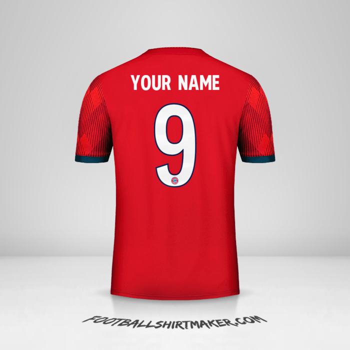 FC Bayern Munchen 2018/19 Cup jersey number 9 your name