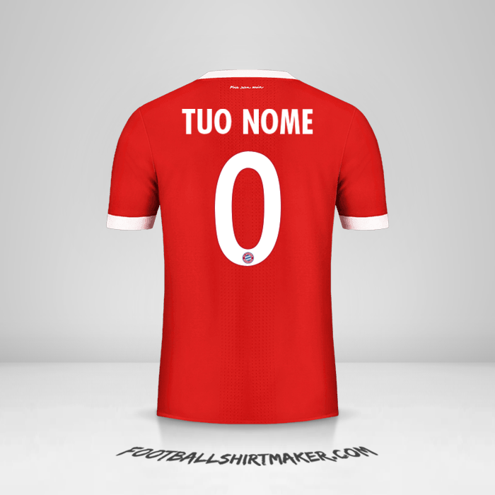 Maglia FC Bayern Munchen 2017/18 Cup -  tuo nome - 0