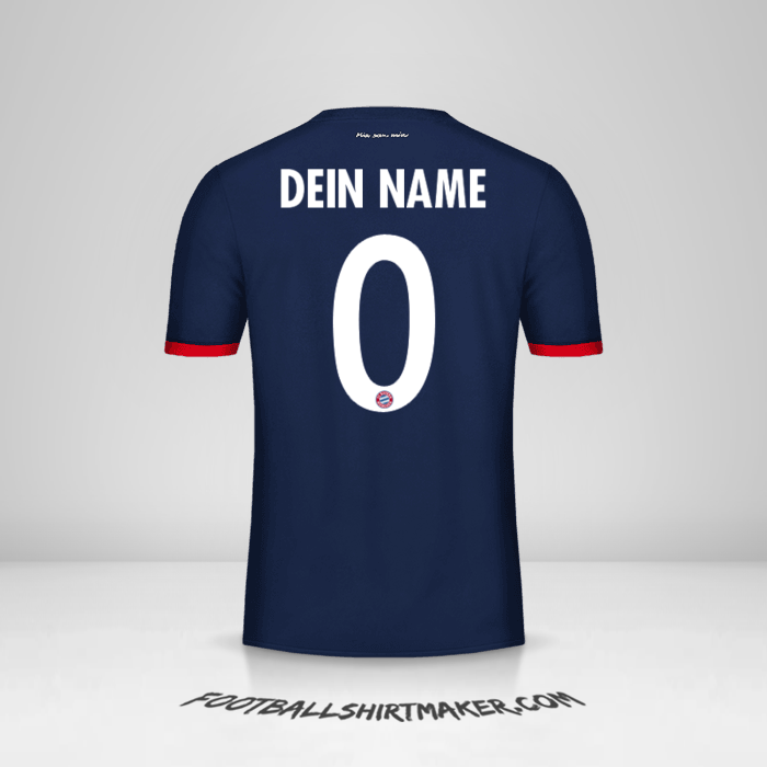 Trikot FC Bayern Munchen 2017/18 Cup II -  dein name - 0