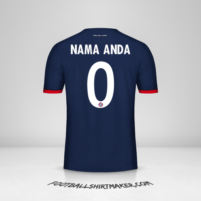 Jersey FC Bayern Munchen 2017/18 Cup II -  nama anda - 0