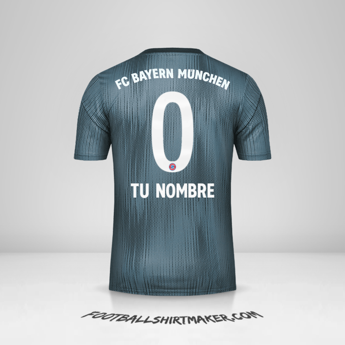 Camiseta FC Bayern Munchen 2018/19 III número 0 tu nombre