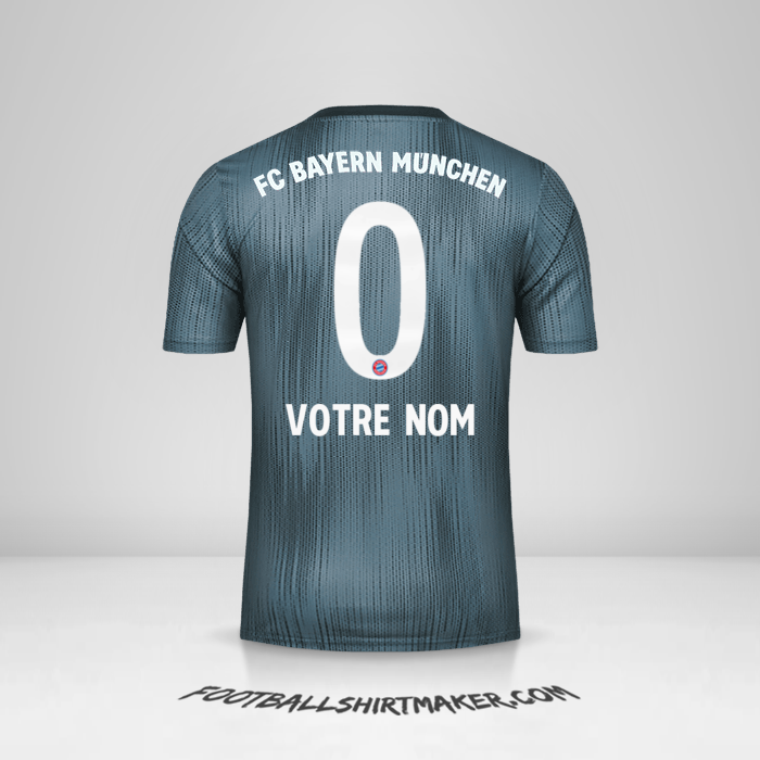 Maillot FC Bayern Munchen 2018/19 III -  votre nom - 0