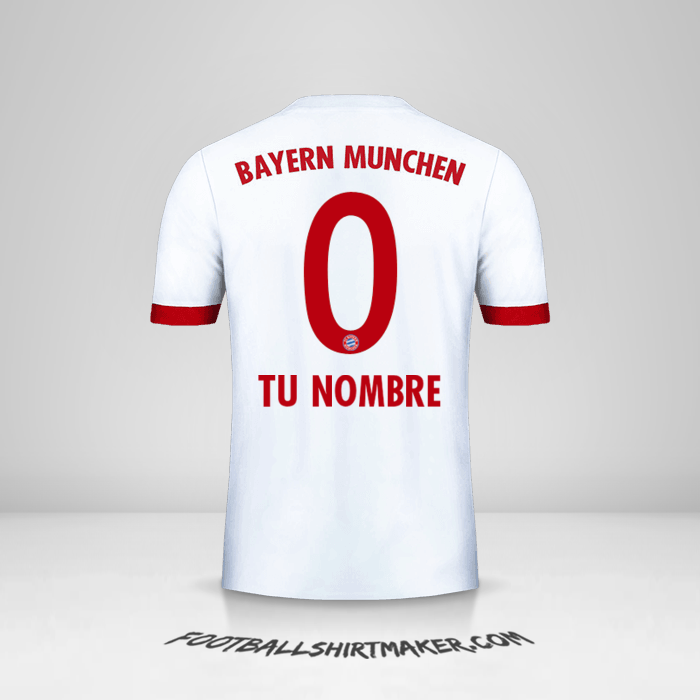 Camiseta FC Bayern Munchen 2017/18 III número 0 tu nombre