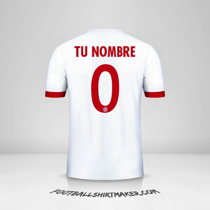 Camiseta FC Bayern Munchen 2017/18 Cup III número 0 tu nombre