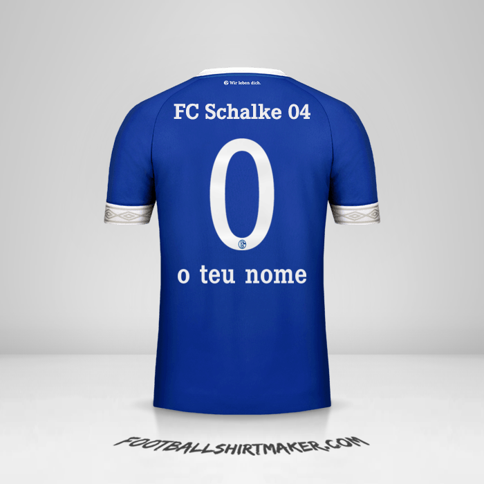 Camisola Schalke 04 2018/19 -  o teu nome - 0