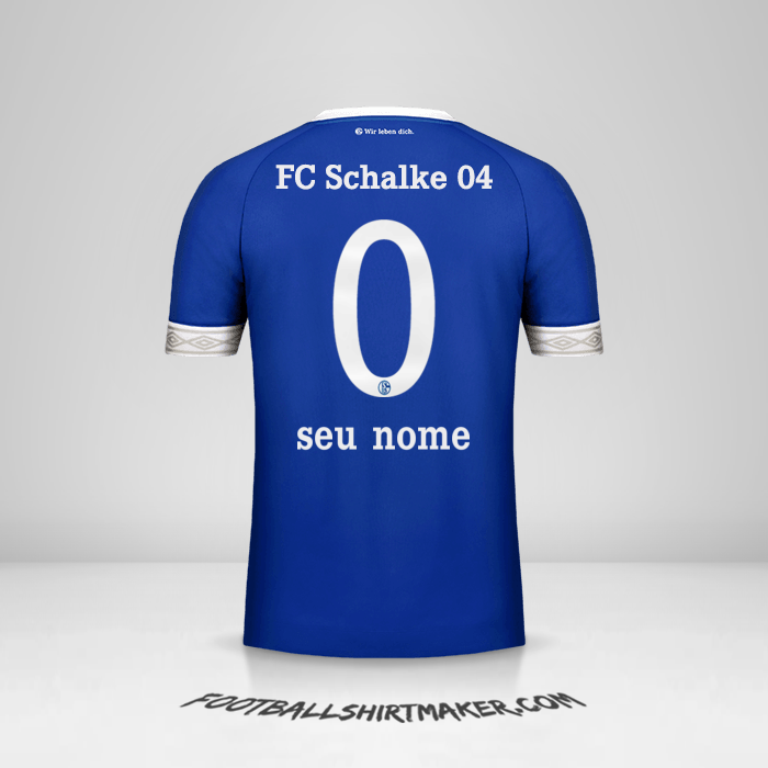 Camisa Schalke 04 2018/19 -  seu nome - 0