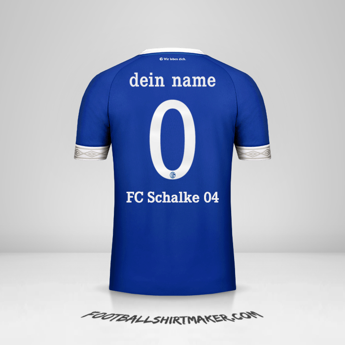 Trikot Schalke 04 2018/19 Cup -  dein name - 0