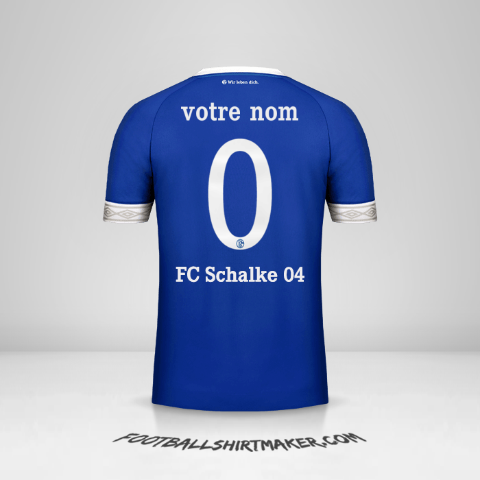 Maillot Schalke 04 2018/19 Cup -  votre nom - 0