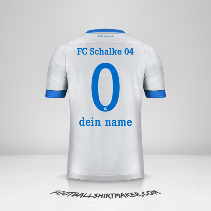 Trikot Schalke 04 2018/19 II -  dein name - 0