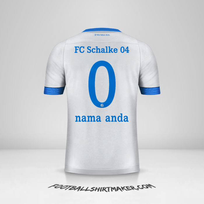 Jersey Schalke 04 2018/19 II -  nama anda - 0