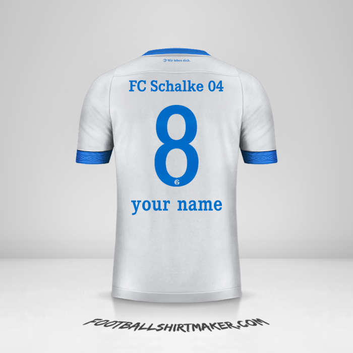 Schalke 04 2018/19 II shirt number 8 your name