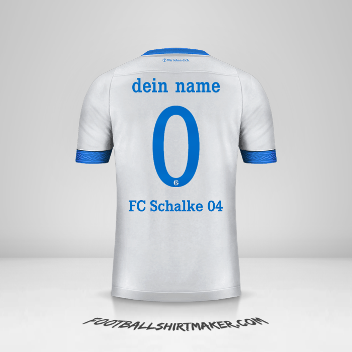 Trikot Schalke 04 2018/19 Cup II -  dein name - 0