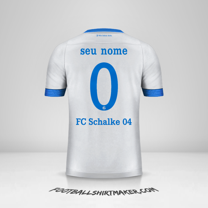 Camisa Schalke 04 2018/19 Cup II -  seu nome - 0