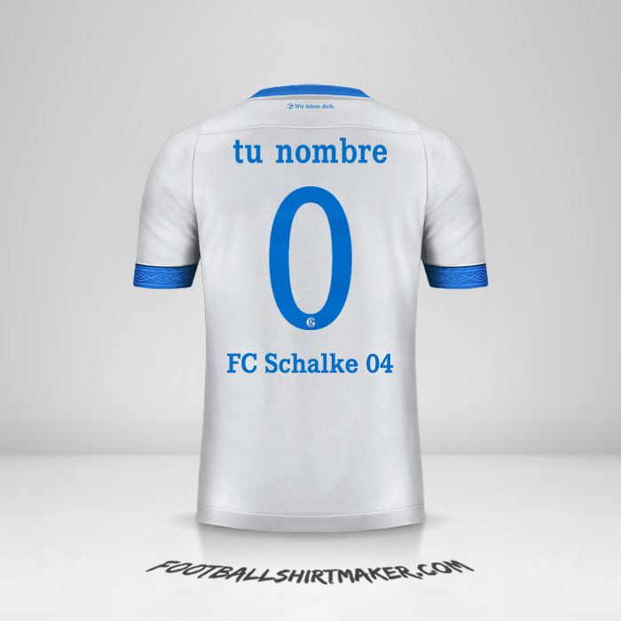 Camiseta Schalke 04 2018/19 Cup II -  tu nombre - 0