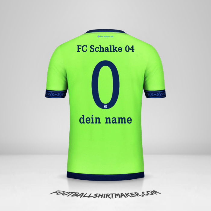 Trikot Schalke 04 2018/19 III -  dein name - 0