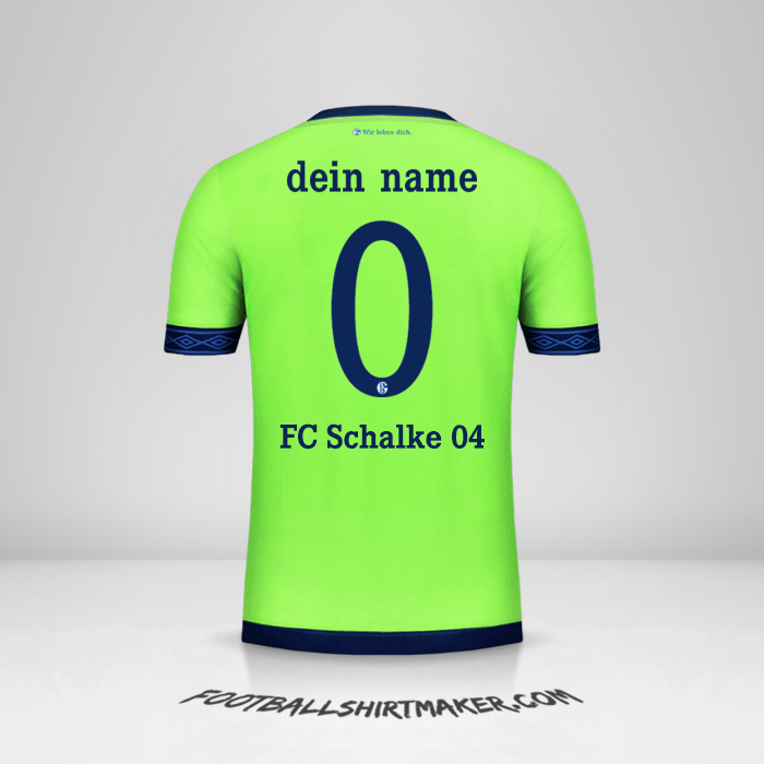 Trikot Schalke 04 2018/19 Cup III -  dein name - 0