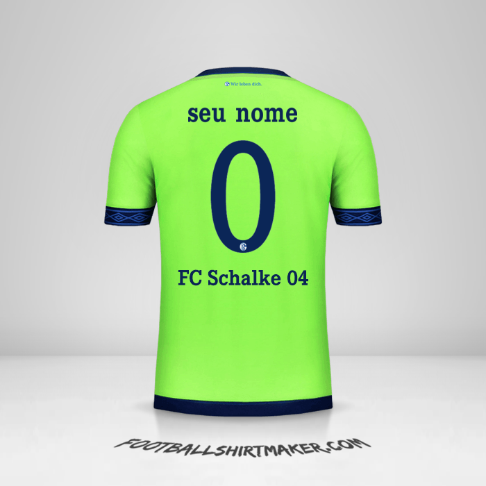 Camisa Schalke 04 2018/19 Cup III -  seu nome - 0