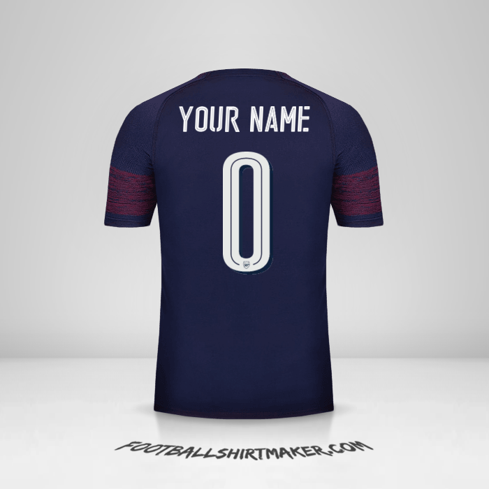 Jersey Arsenal 2018/19 Cup II -  your name - 0