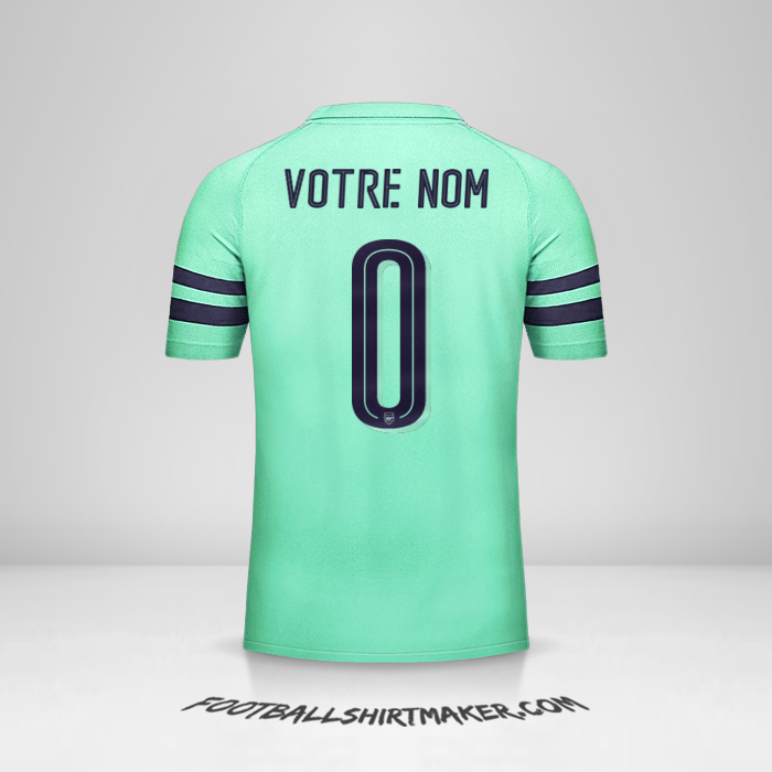 Maillot Arsenal 2018/19 Cup III -  votre nom - 0