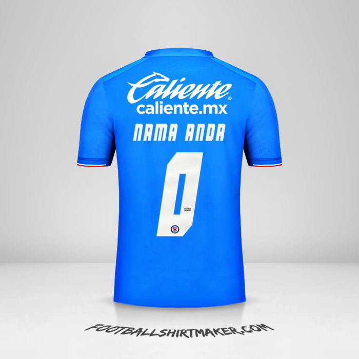 Jersey Cruz Azul 2019 -  nama anda - 0