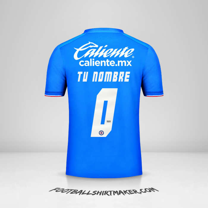 Jersey Cruz Azul 2019 -  tu nombre - 0