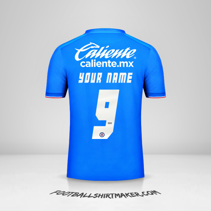 Cruz Azul 2019 jersey number 9 your name