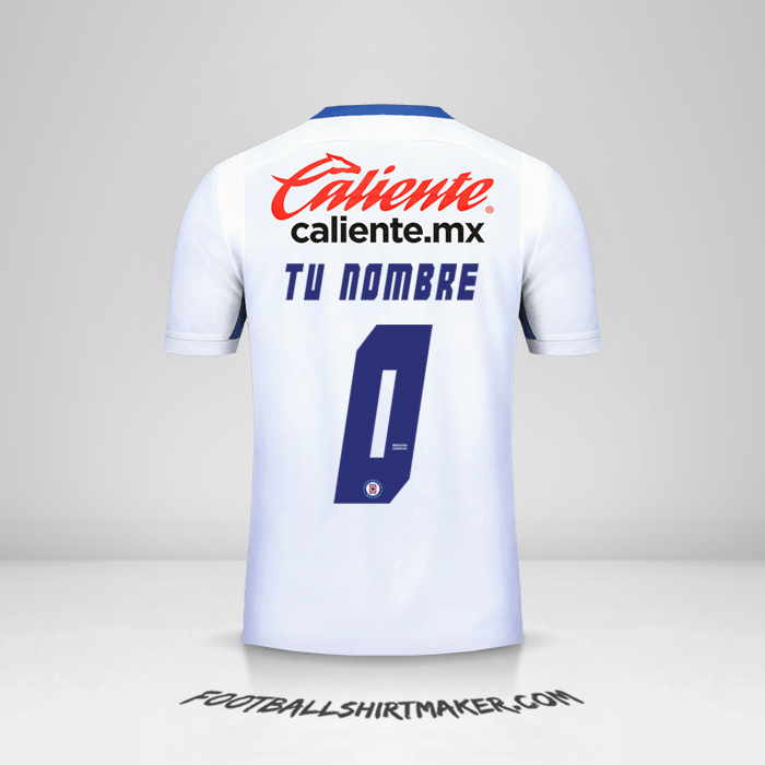 Camiseta Cruz Azul 2019 II -  tu nombre - 0