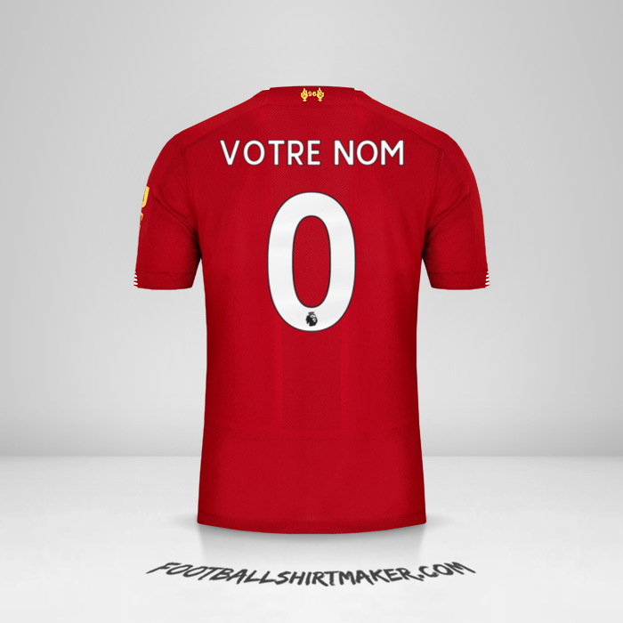 Maillot Liverpool FC 2019/20 -  votre nom - 0