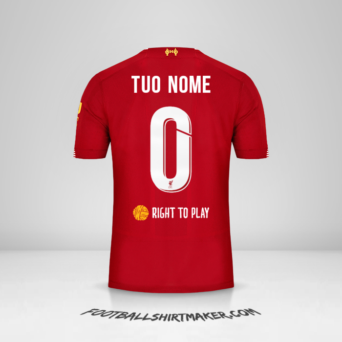 Maglia Liverpool FC 2019/20 Cup -  tuo nome - 0