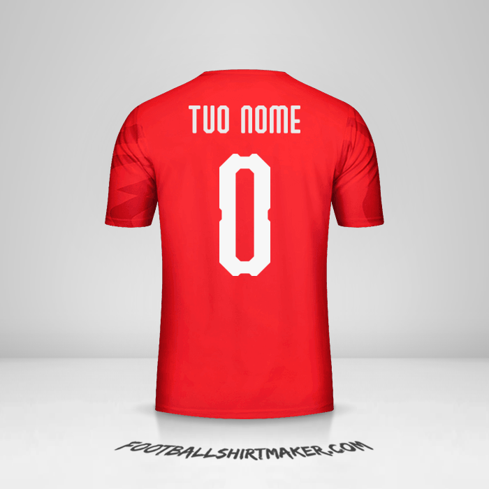 Maglia Egitto 2019 -  tuo nome - 0