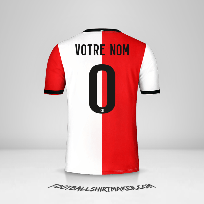 Maillot Feyenoord Rotterdam 2018/19 -  votre nom - 0