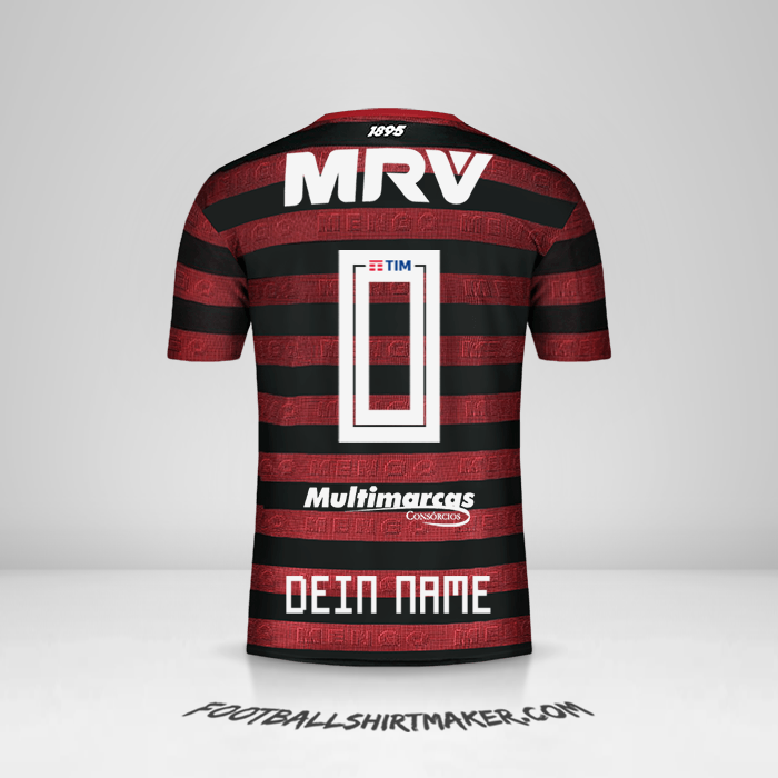 Trikot Flamengo 2019 -  dein name - 0