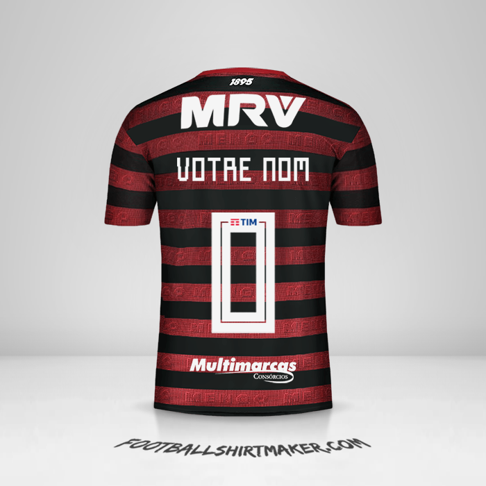 Maillot Flamengo Libertadores 2019 -  votre nom - 0