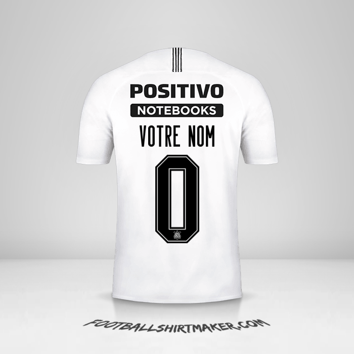 Maillot Corinthians Sudamericana 2019 -  votre nom - 0