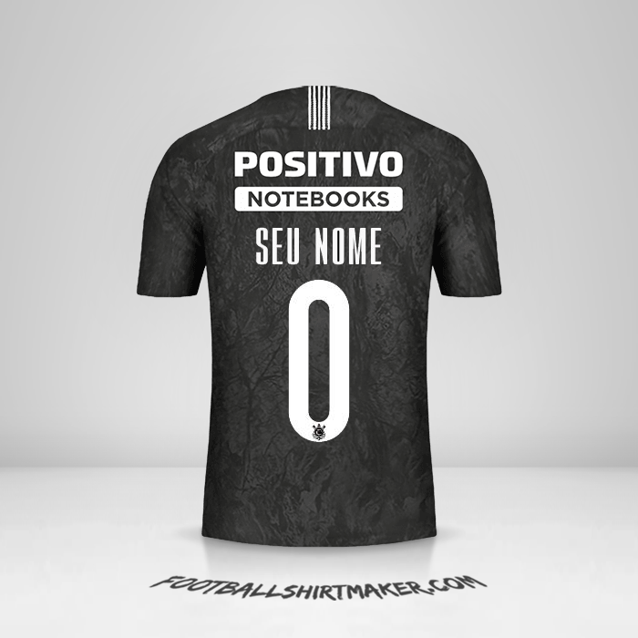 Camisa Corinthians Sudamericana 2019 II -  seu nome - 0