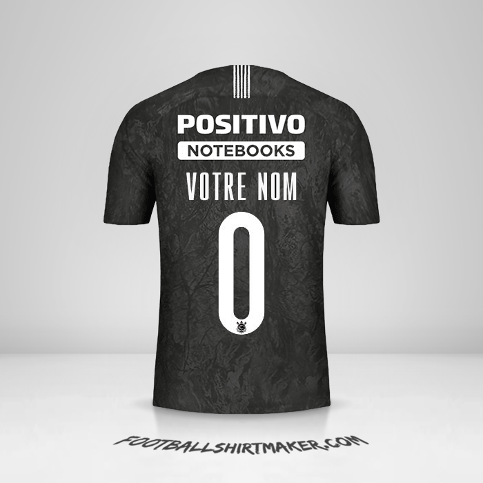 Maillot Corinthians Sudamericana 2019 II -  votre nom - 0