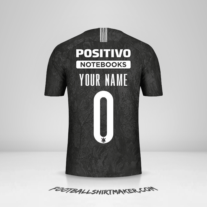 Jersey Corinthians Sudamericana 2019 II -  your name - 0