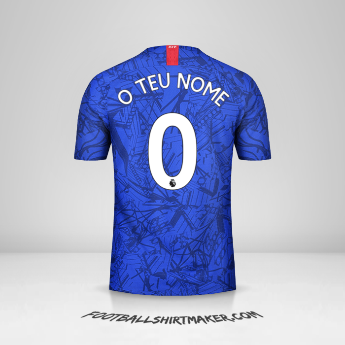 Camisola Chelsea 2019/20 -  o teu nome - 0