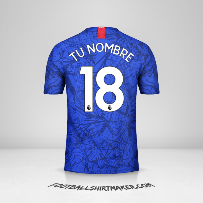 Camiseta Chelsea 2019/20 número 18 tu nombre