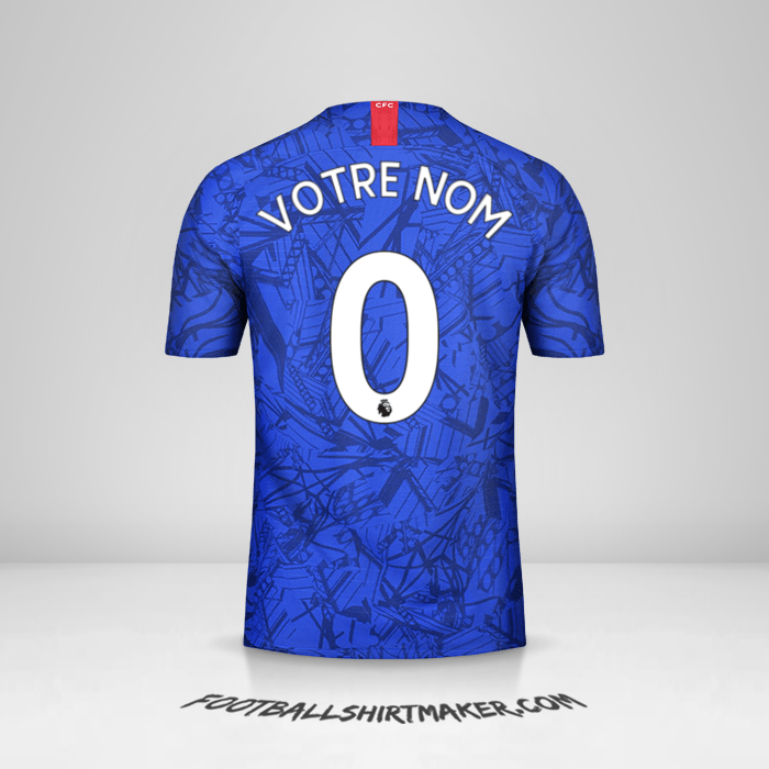 Maillot Chelsea 2019/20 -  votre nom - 0