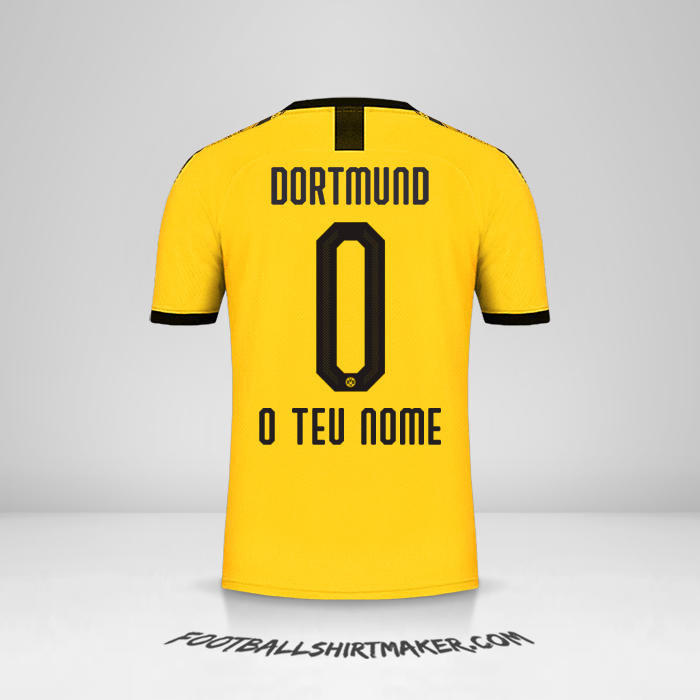 Camisola Borussia Dortmund 2019/20 -  o teu nome - 0