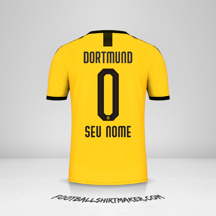 Camisa Borussia Dortmund 2019/20 -  seu nome - 0