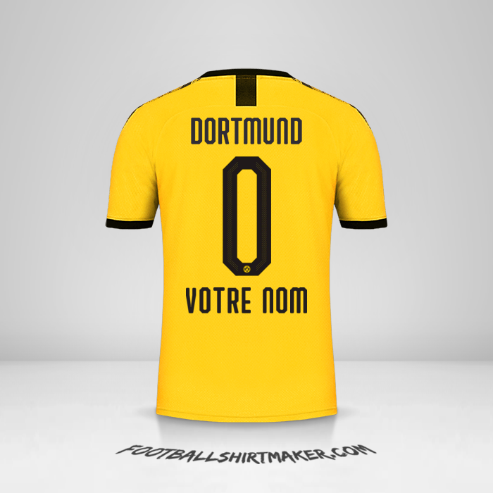 Maillot Borussia Dortmund 2019/20 -  votre nom - 0