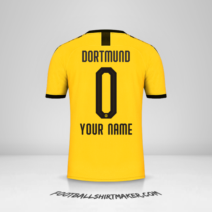 Borussia Dortmund 2019/20 jersey number 0 your name