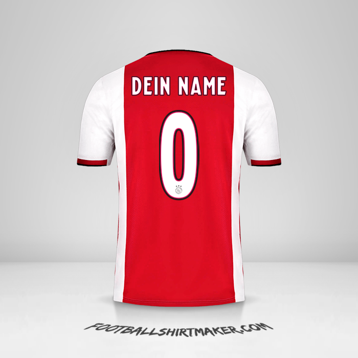 Trikot AFC Ajax 2019/20 -  dein name - 0