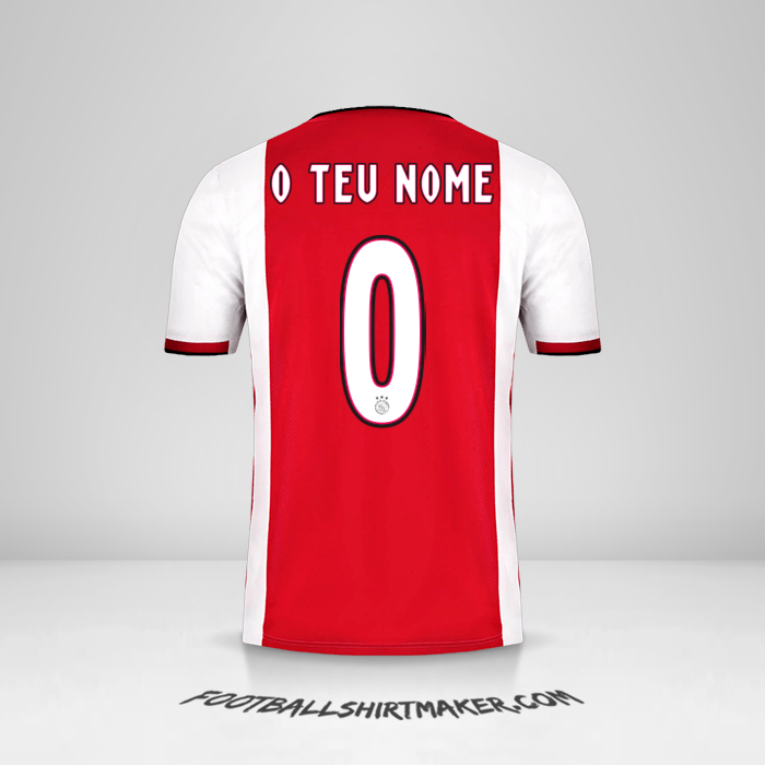 Camisola AFC Ajax 2019/20 -  o teu nome - 0