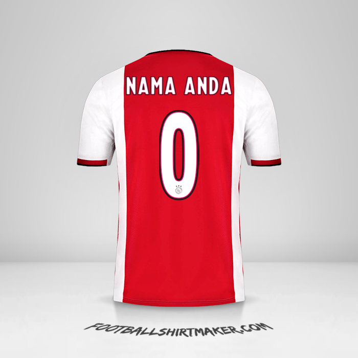 Jersey AFC Ajax 2019/20 -  nama anda - 0