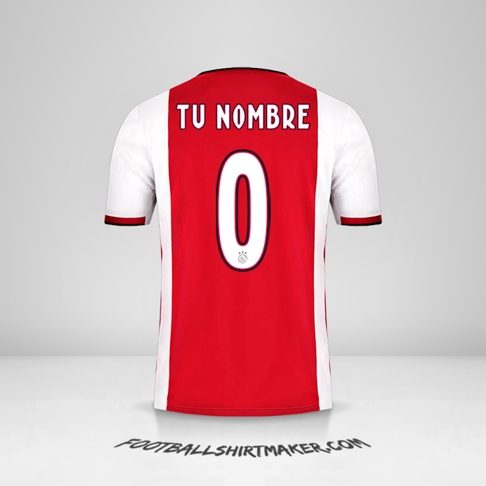 Camiseta AFC Ajax 2019/20 -  tu nombre - 0