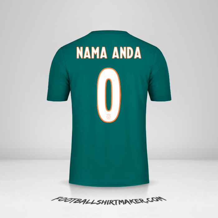 Jersey AFC Ajax 2019/20 II -  nama anda - 0