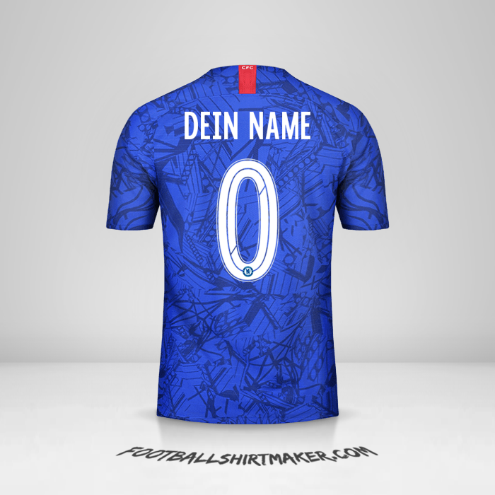 Trikot Chelsea 2019/20 Cup -  dein name - 0